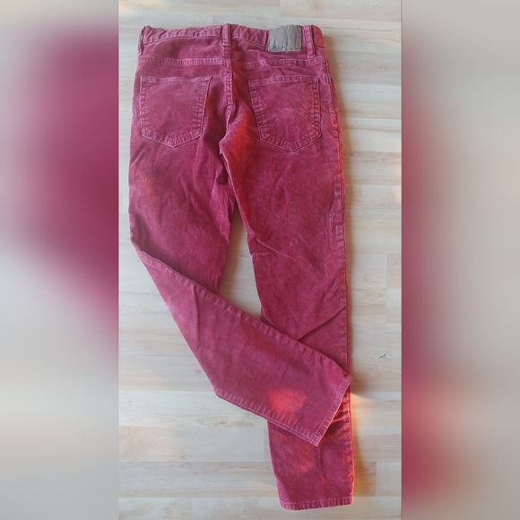 Gap Kids Slim Red Velvet Pants size 12 - Picture 5 of 5